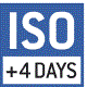 Kalibrace ISO: Doba potřebná k provedení kalibrace ISO je uvedena v piktogramu. ISO 4 DAYS