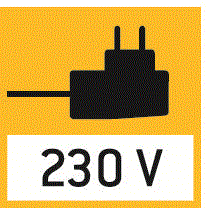 Síťový adaptér: 230V/50Hz. Standardní verze pro EU. Na objednávku lze dodat i verze GB, AUS nebo USA. 230 V nabíječka